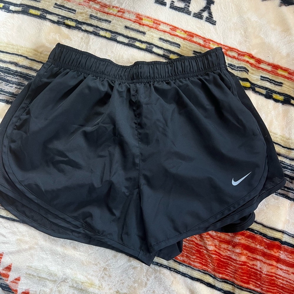Black Nike athletic shorts